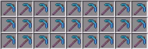 Diamond Silk Touch Pickaxes